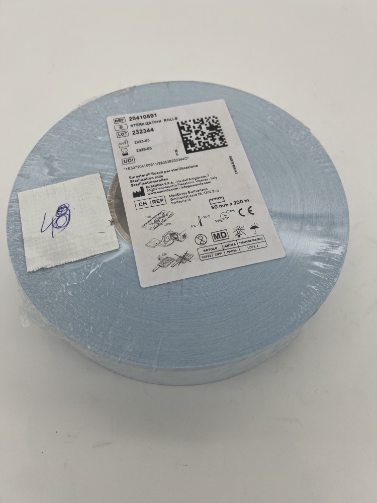 Sterilization Rolls Size 50 mm lenght 200 mt Brand Eurosteril