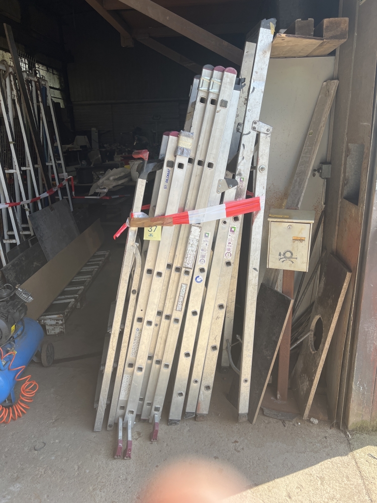 Lot de 5 échelles en aluminium