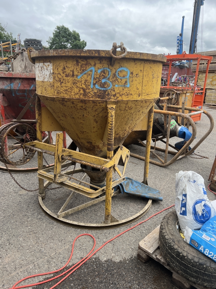 Cuve à béton pour grue