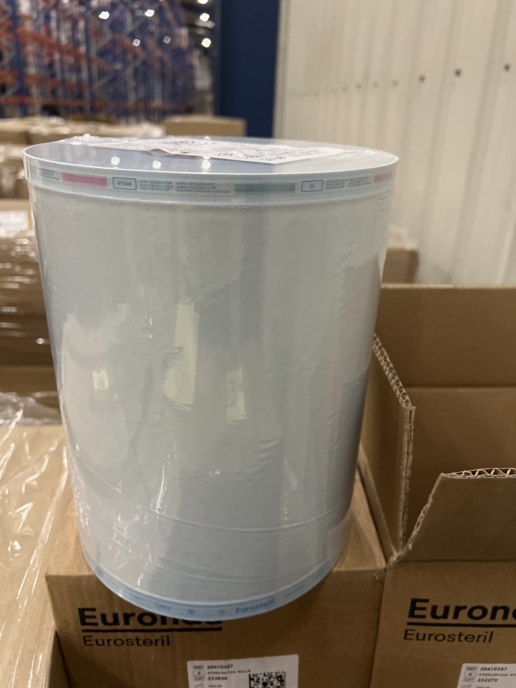 Sterilization Rolls Size 250 mm lenght 200 mt Brand Eurosteril