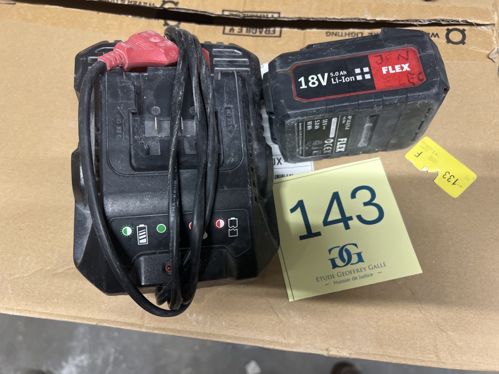 Chargeur et accu 18V