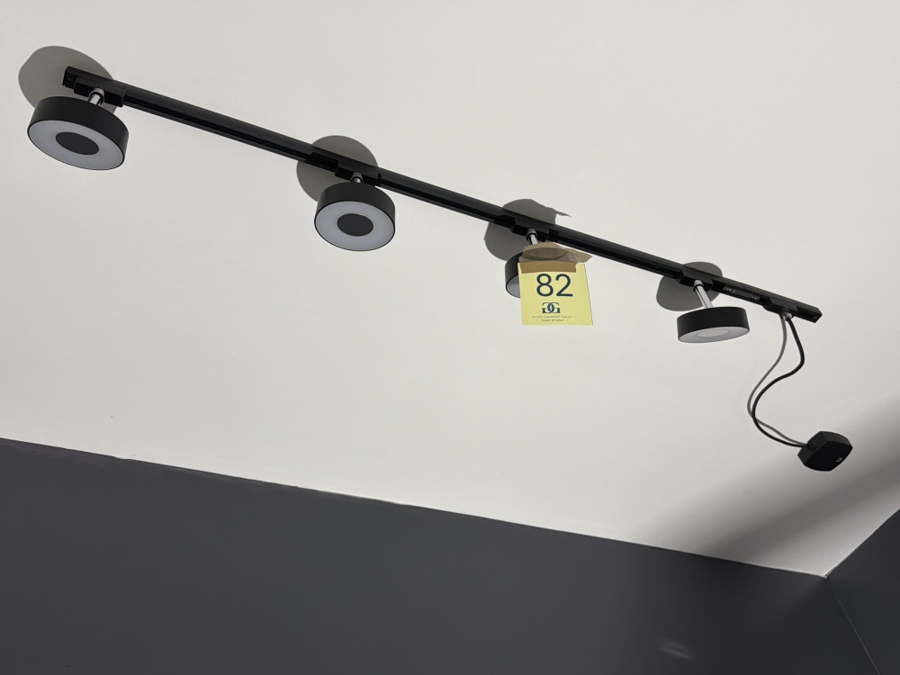 Lampe rail de plafond à 4 spots