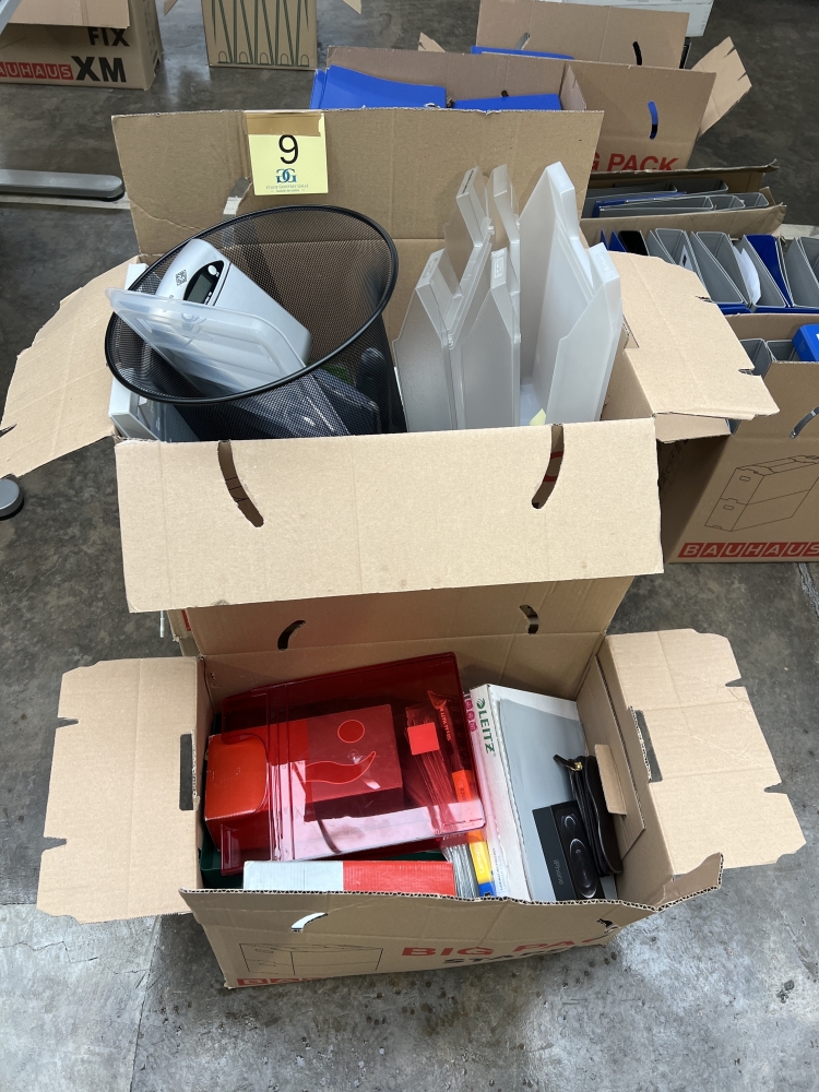 Materiels bureautique 3 boîtes