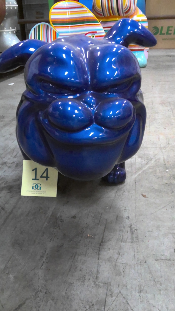 Bulldog bleu