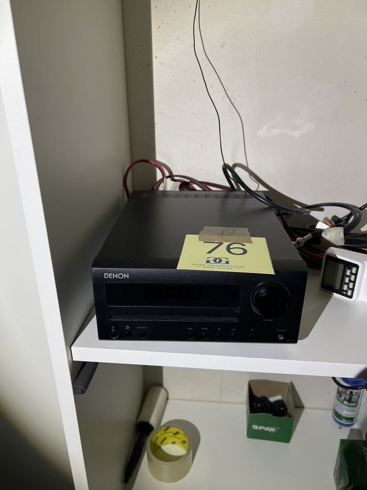 Amplificateur avec lecteur cd