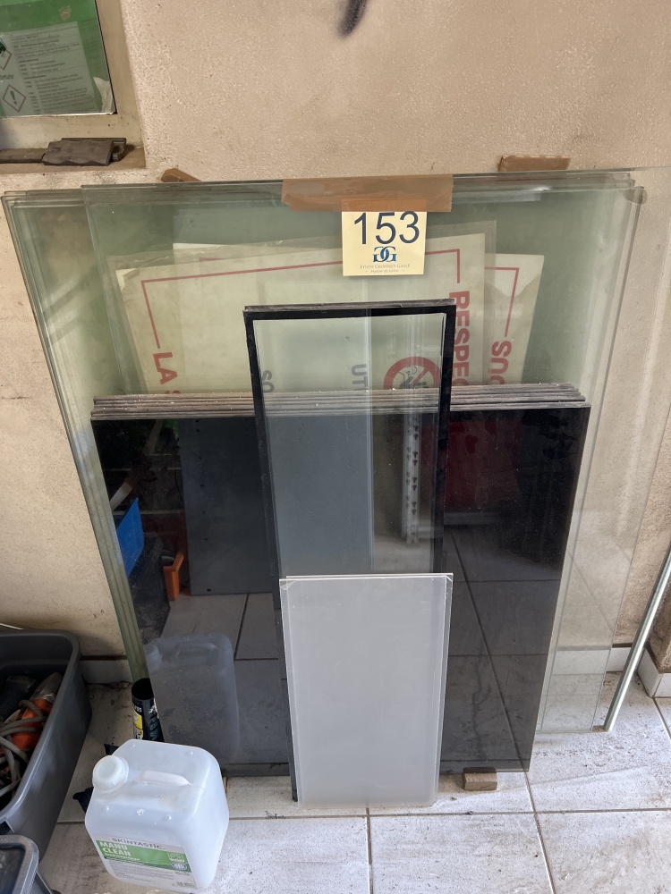 Plaques en verre