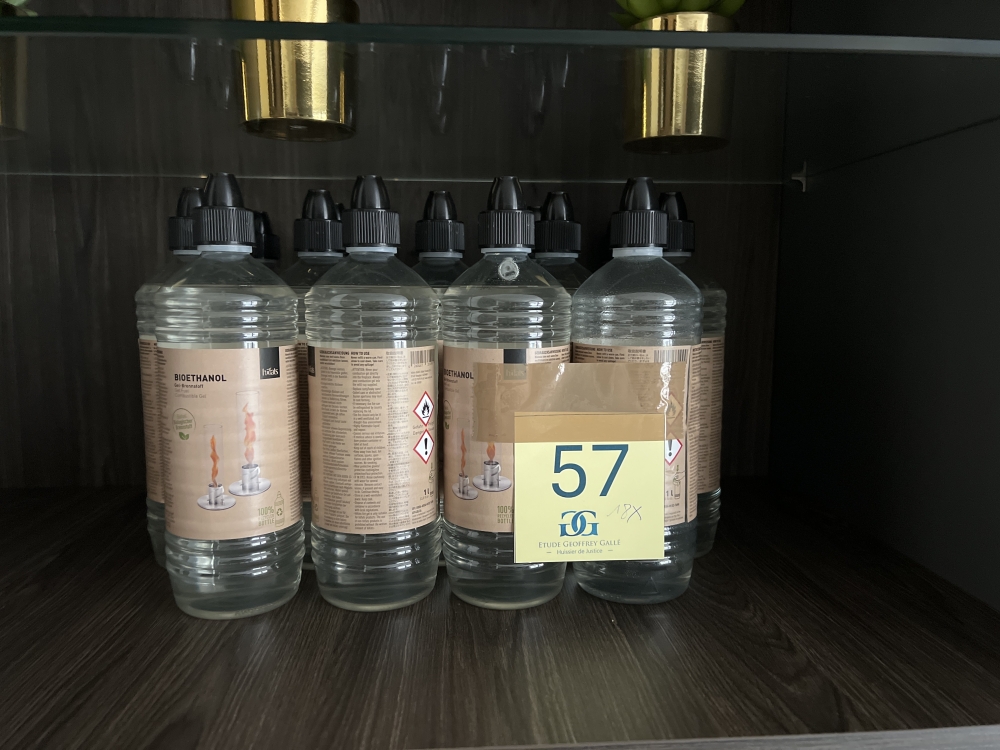 Bioethanol en flacons