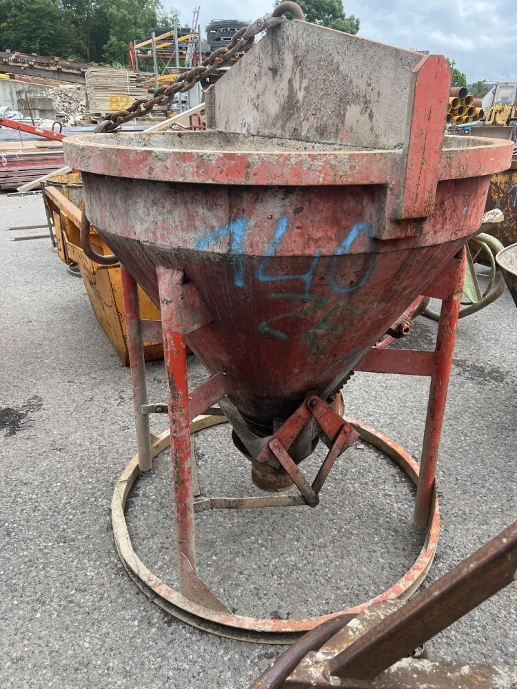 Cuve à béton pour grue