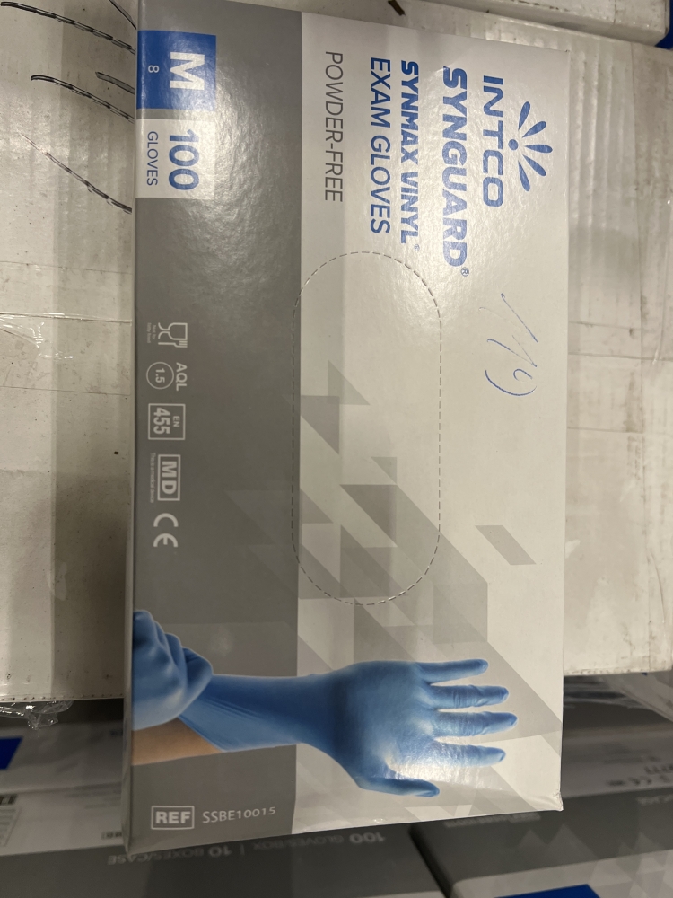 Intco Synguard Vinyl Exam Gloves,